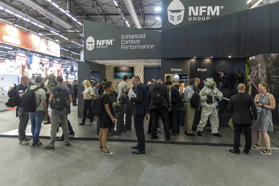 Eurosatory 2022 - front of NFM Group booth