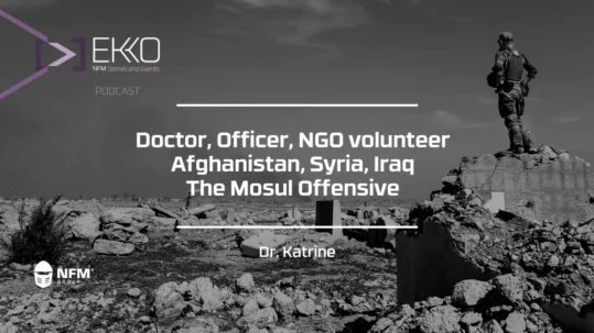 Podcast with Dr. Katrine, NGO volunteer and officer in Iraq, Syria, Afghanistan