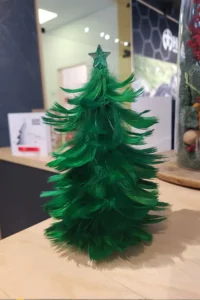 Upcycling waste - christmas tree