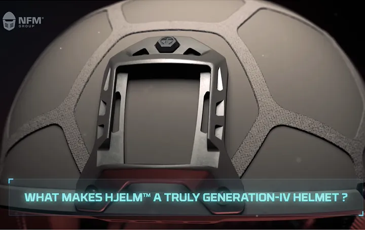 HJELM Helmet System - 4th generation helmet animation