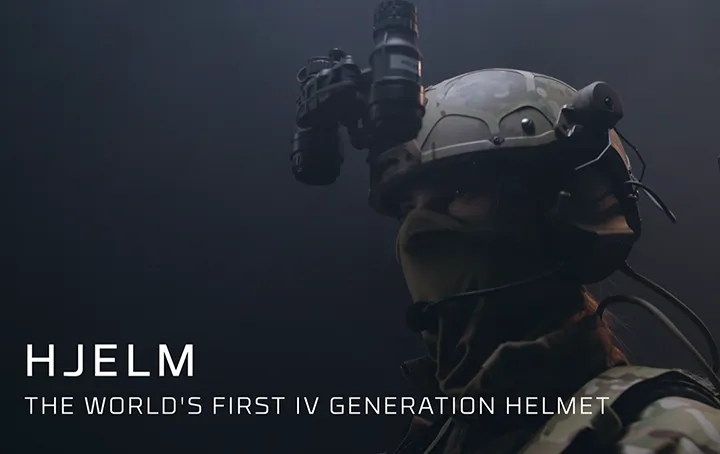 HJELM Helmet System - first 4th generation helmet